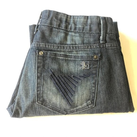 Joe's Jeans Dark Wash Ian Bootcut Jeans Size 32 Pockets Boot Cut Dark Blue Black - Picture 3 of 12